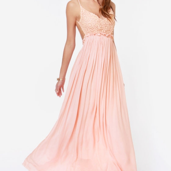 Chiffon Crochet ADORBES Spaghetti Strap open back - Picture 4 of 8